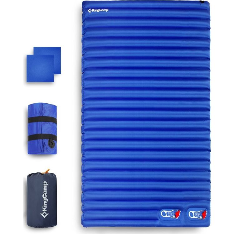 Tootefoto - KingCamp KING CAMP Kahekordne t ispuhutav madrats koos pumbaga