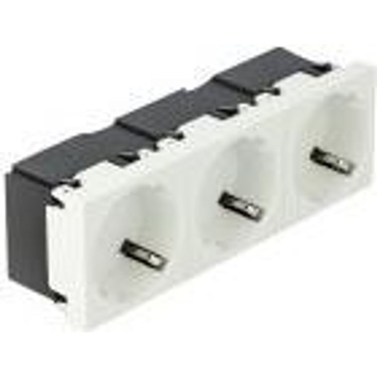 Tootefoto - DeLOCK 81323 pistikupesa CEE 7/3 Valge