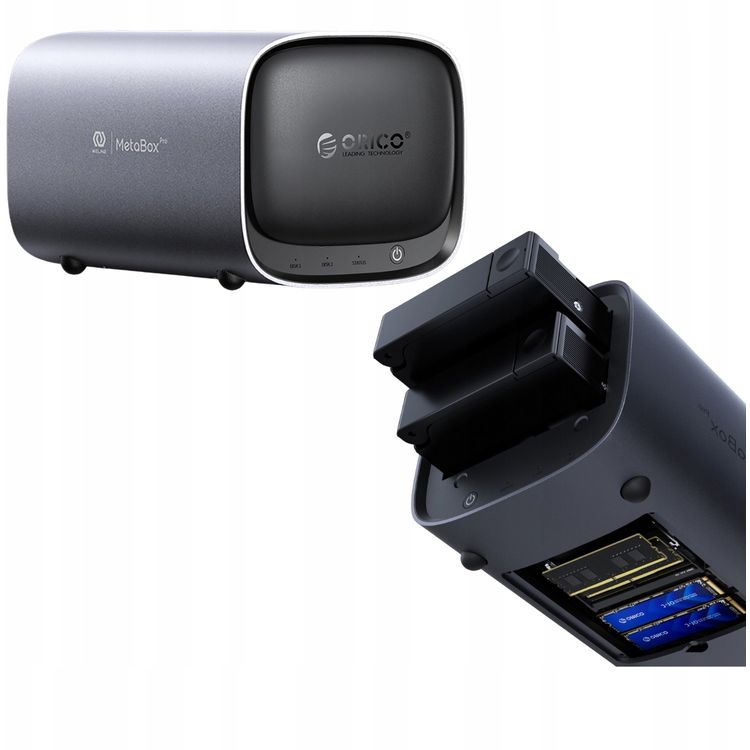 Tootefoto - ORICO NAS MetaBox Pro koduv rgu kettamassiivi - hall