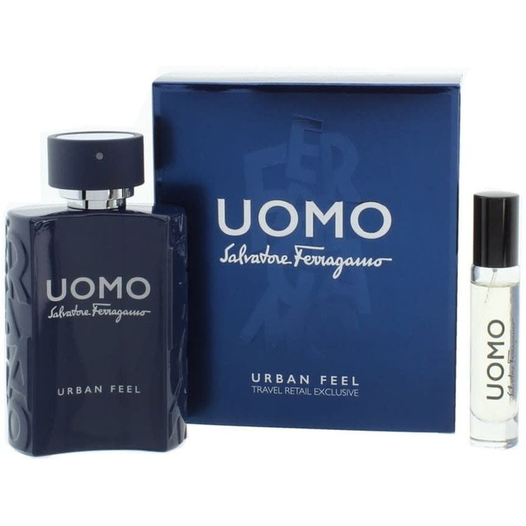 Tootefoto - Seadke Salvatore Ferragamo: Uomo Urban Feel, Eau de Toallette, meestele, 10 ml + Uomo Urban Feet, Eau de Toallette, meestele, 100 ml meestele