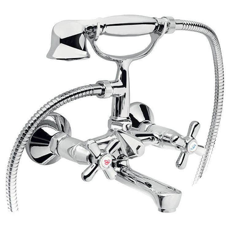 Tootefoto - Bateria wannowa Ferro Retro cienna chrom (XR11)