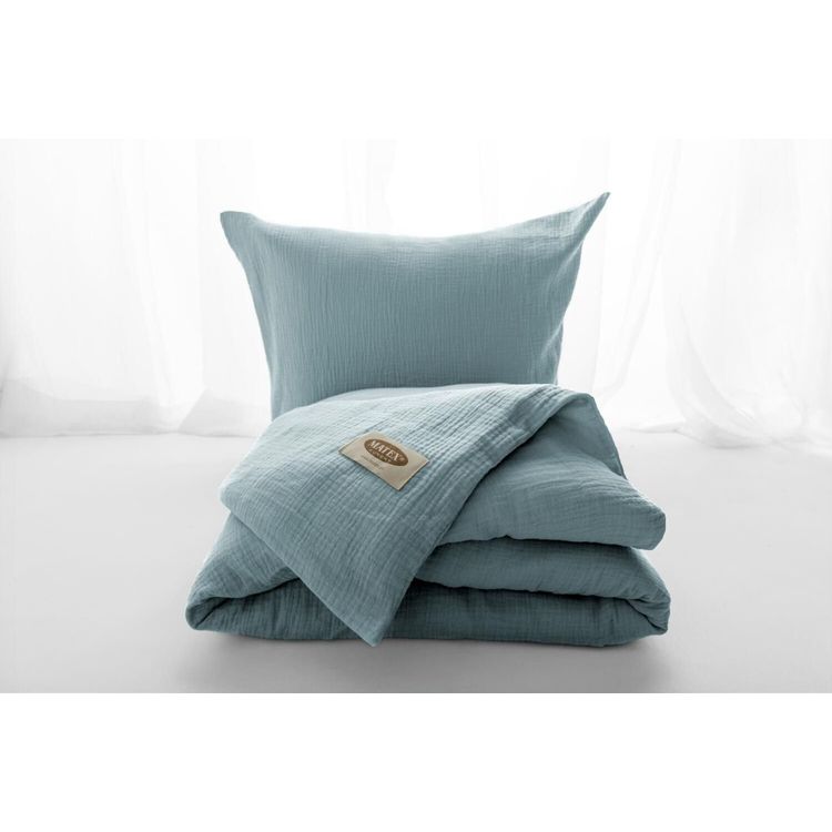 Tootefoto - Musliin puuvilla voodipesu (140x200-1,70x80-1)