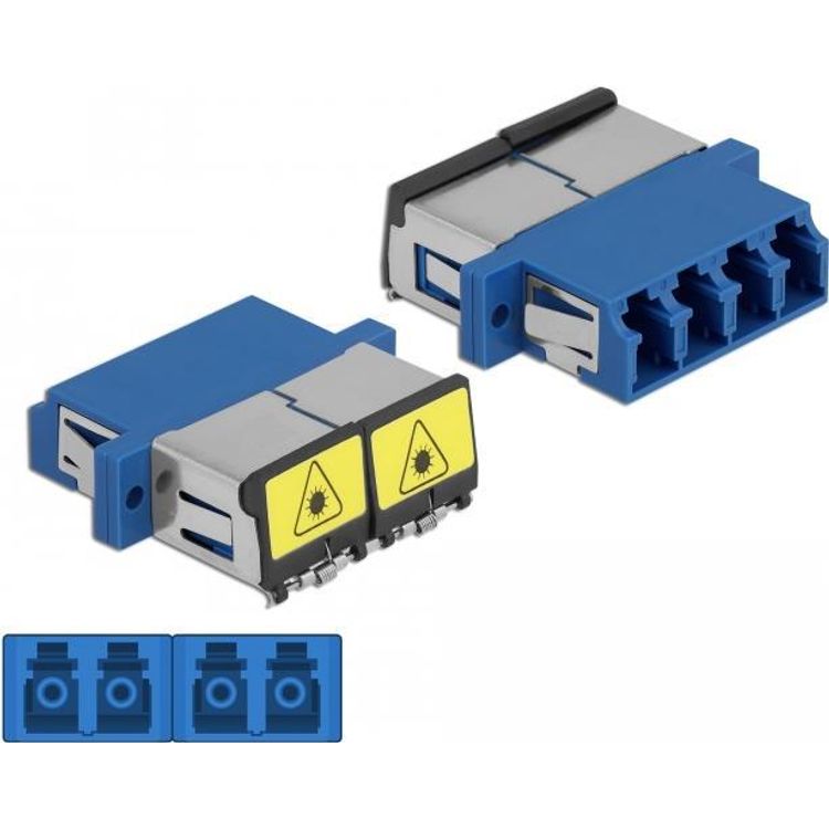 Tootefoto - DeLOCK 86903 kiudoptiline adapter LC/LC 1 tk Sinine