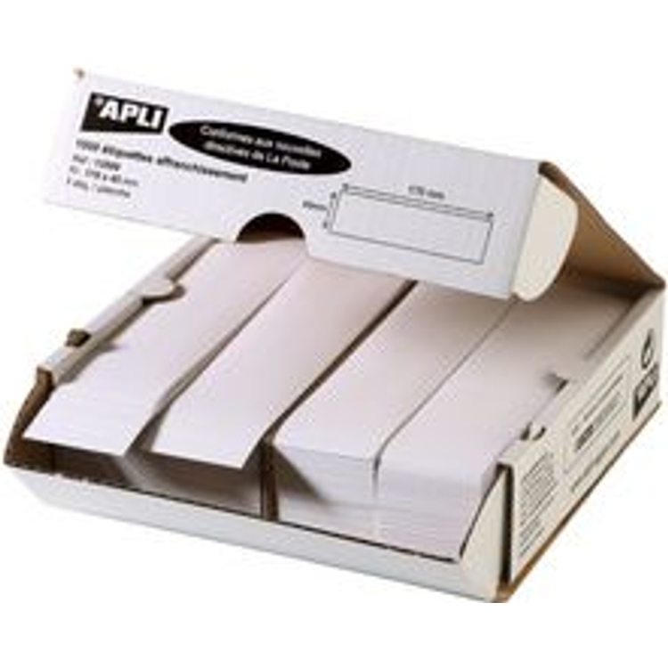 Tootefoto - agipa Frankier-Etiketten, 170 x 45 mm, wei - pour le march : F - 1 St ck (13569)