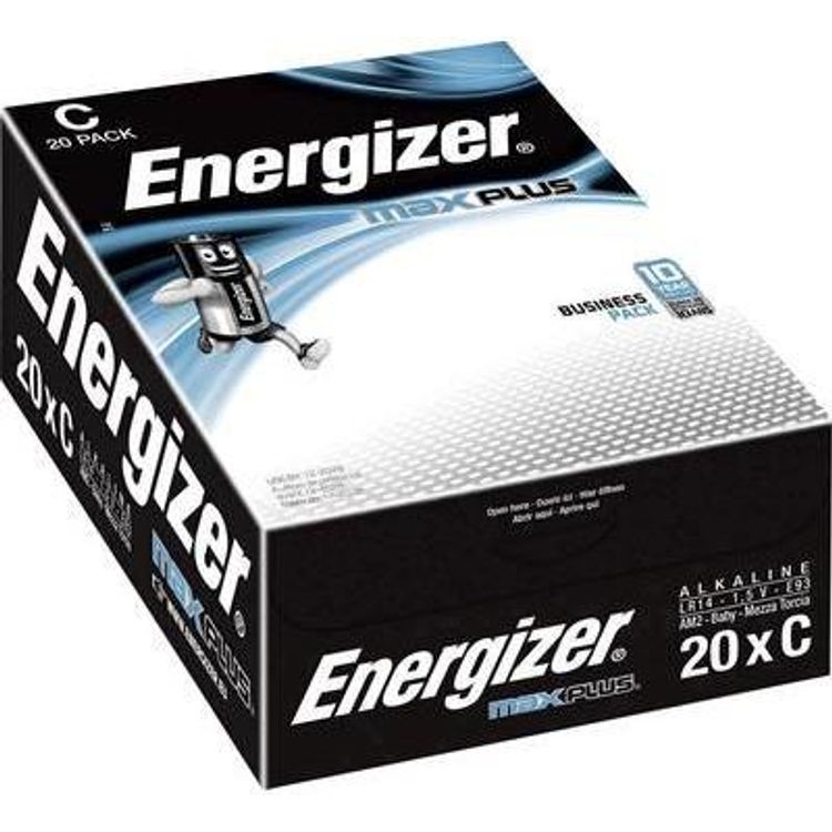 Tootefoto - Energizer Batterie Max Plus E301324104 C/Baby/LR14 20 St.