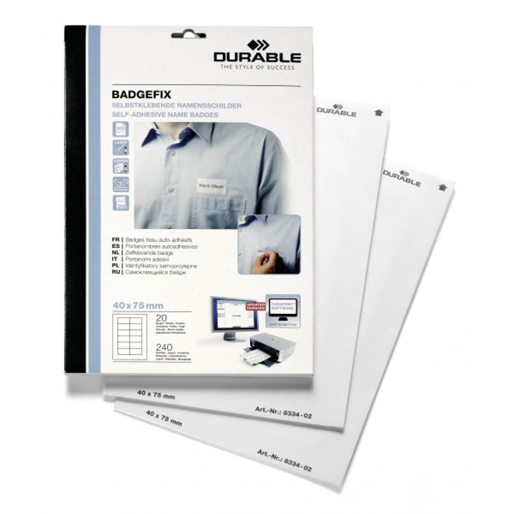 Tootefoto - Durable BADGEFIX M rk Siid 240 tk