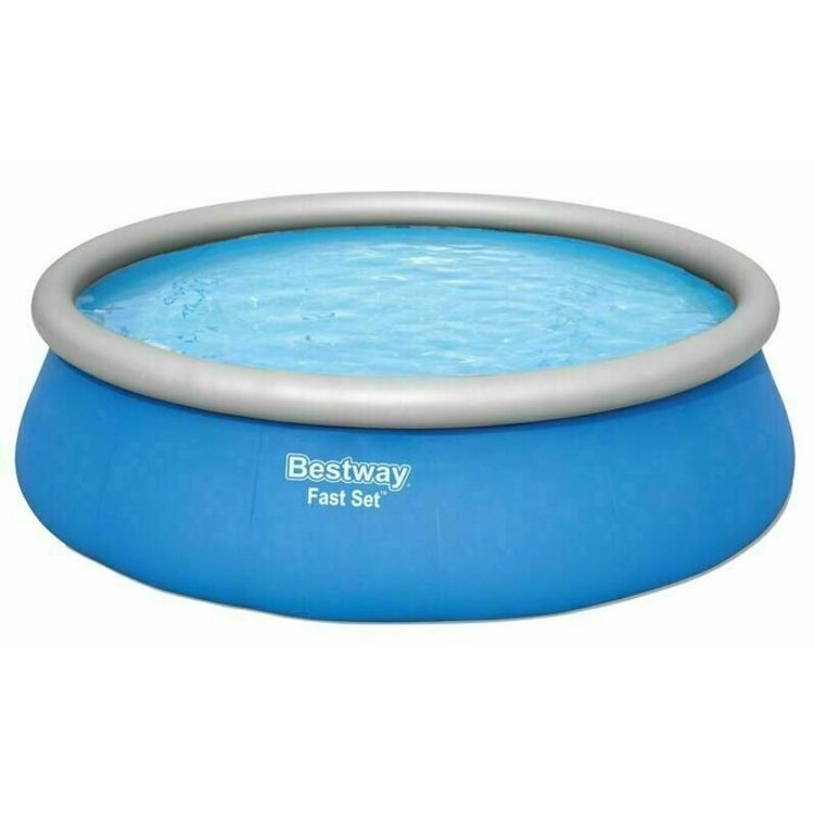 Tootefoto - Bestway Fast Set 57289 maapealne bassein T ispuhutav bassein mmargune 13807 l Sinine
