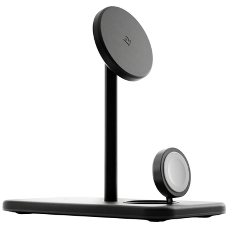 Tootefoto - Twelve South Hirise 3 Deluxe Inductive Charger Charge 3 Devices At The Same Tome, + Quick-Charge Mode Black