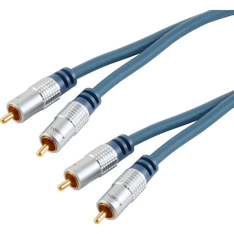 Tootefoto - Kabel HiFi Audio Cinch 2-fach (St)/(St) 3,0m *shiverpeaks professional* (40103MHQ)