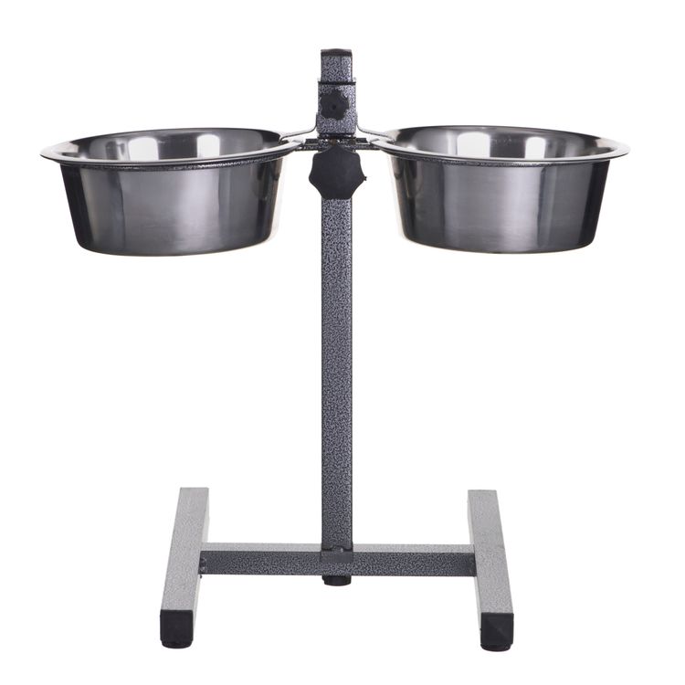 Tootefoto - Trixie ADJUSTABLE STAND WITH BOWLS 2x1.8L