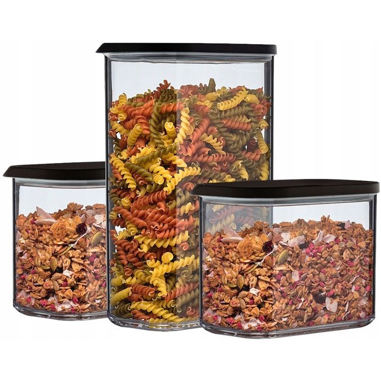 Tootefoto - Mooduli konteinerid Seadke 3 tk. Must 10699554040