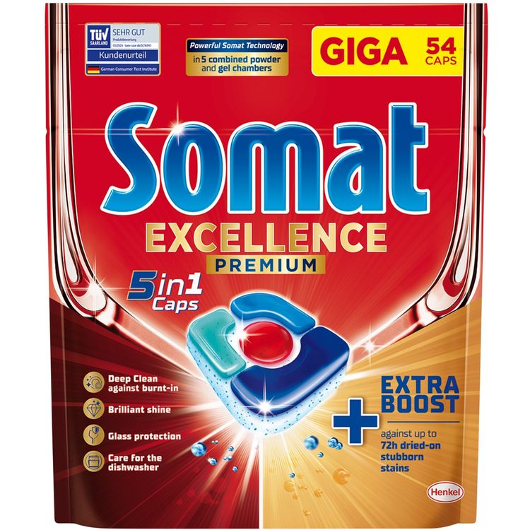 Tootefoto - Somat N UDEPESUMASINA KORTSID SOMAT PREMIUM 5IN1 54TK