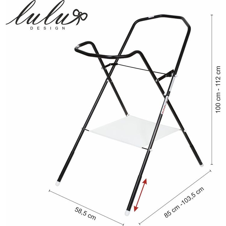 Tootefoto - Lulu Design vannialus 84cm (must)