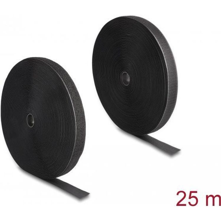 Tootefoto - DeLOCK 20853 konksuga ja aasaga kinnitus Nailon, Pol ester Must