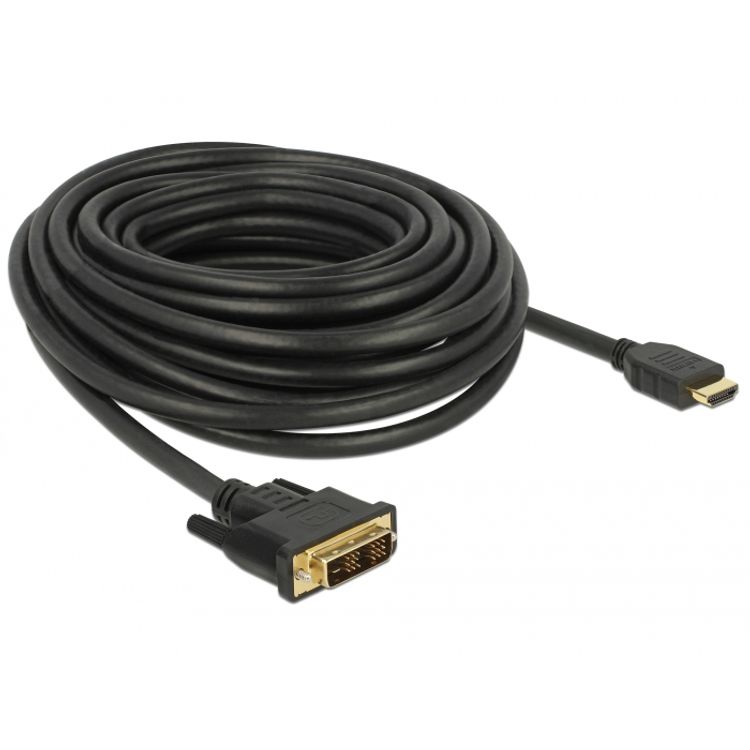 Tootefoto - DeLOCK 85587 videokaabliadapter 10 m HDMI t p A (Standard) DVI-D Must