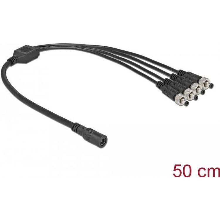 Tootefoto - DeLOCK 86588 kaablijagur v i - hendaja Kaabli splitter Must