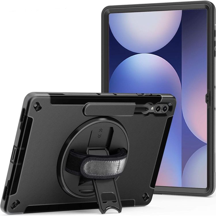 Tootefoto - JT Berlin Rugged Kickstand & Handstrap Case | Samsung Galaxy Tab S10 Ultra/S9 Ultra | schwarz | bulk | 30013 (30013)