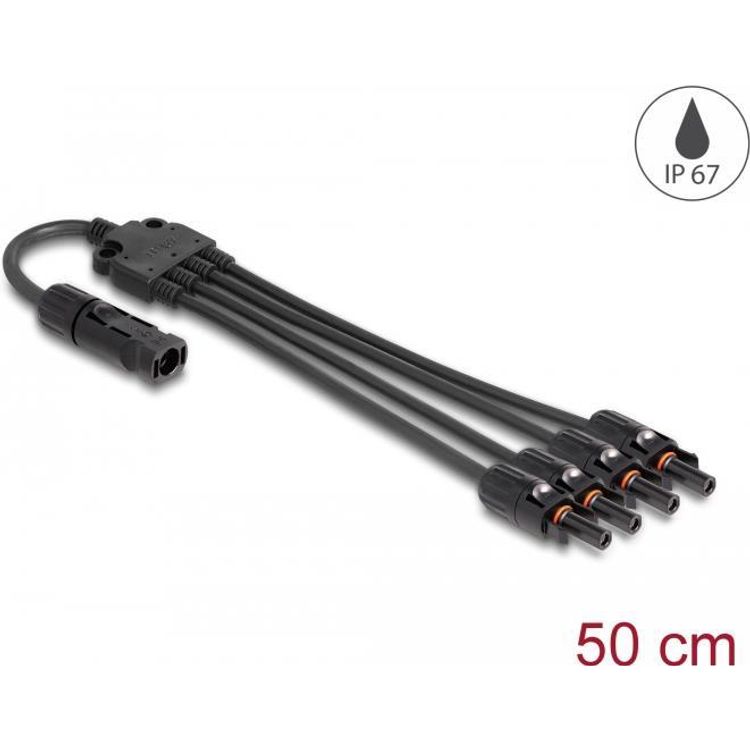 Tootefoto - DeLOCK 88226 kaablijagur v i - hendaja Kaabli splitter Must