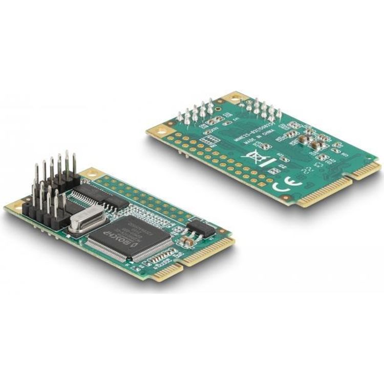 Tootefoto - Delock - Serieller Adapter - PCIe Mini Card - RS-232 x 2 (95273)