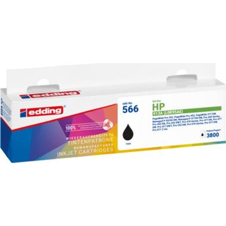 Tootefoto - edding Tintenpatrone 18-566 wie HP 913A schwarz (18-566)