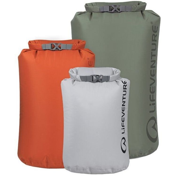Tootefoto - Lifeventure Stormlight DryBag Multipack (5L, 10L, 25L), Earth Tones