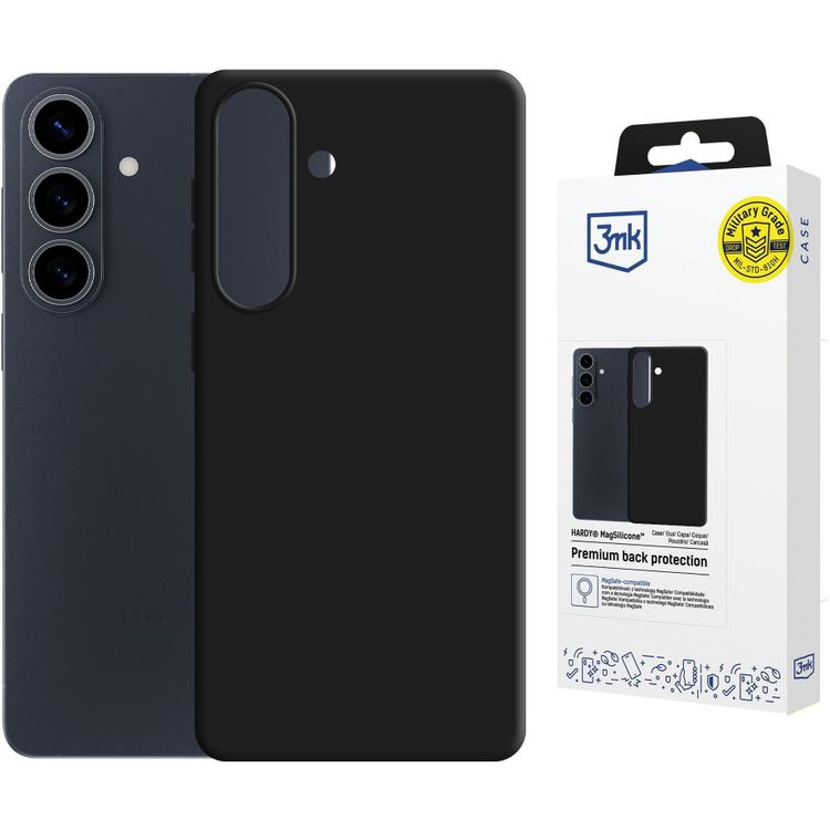 Tootefoto - 3mk Hardy MagSilicone do Samsung Galaxy S26 czarny
