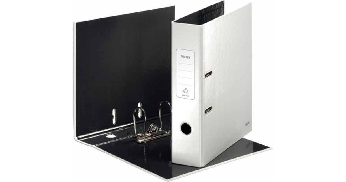 Leitz 180° WOW Lever Arch File pearl white spiraalköitja A4 Valge