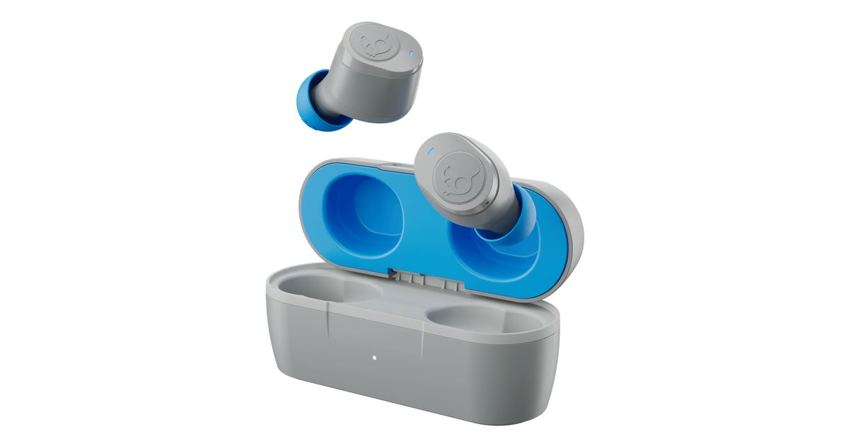Skullcandy Jib True 2 Headphones Wireless In ear Calls Music Bluetooth Blue Grey On ear headphones Headphones Audio video MT Shop
