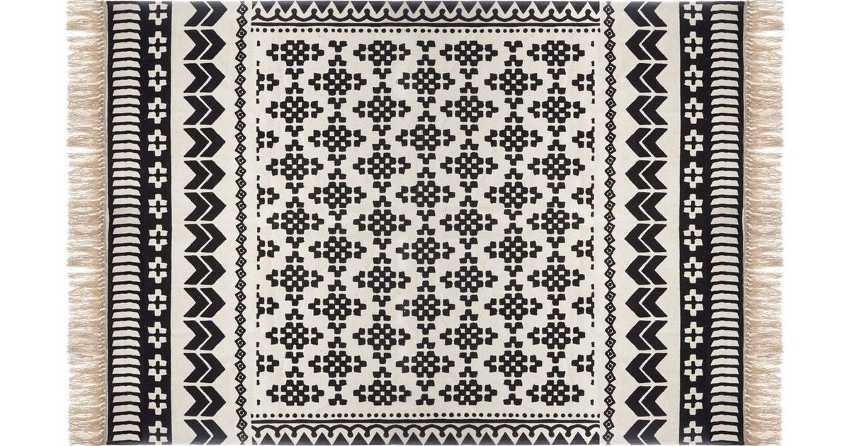 Atmosphera Boho carpet with fringes Delhi 120x170 cm Carpets