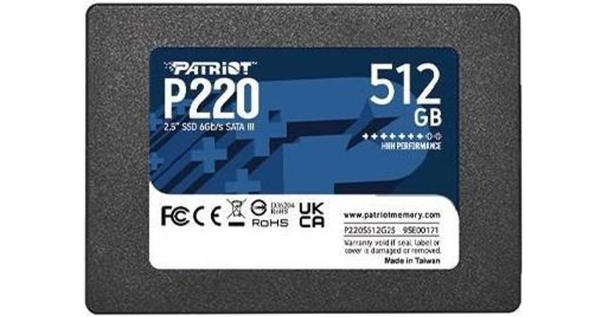 Patriot P220 Series - 2.5 SATA III Internal Solid State Drive