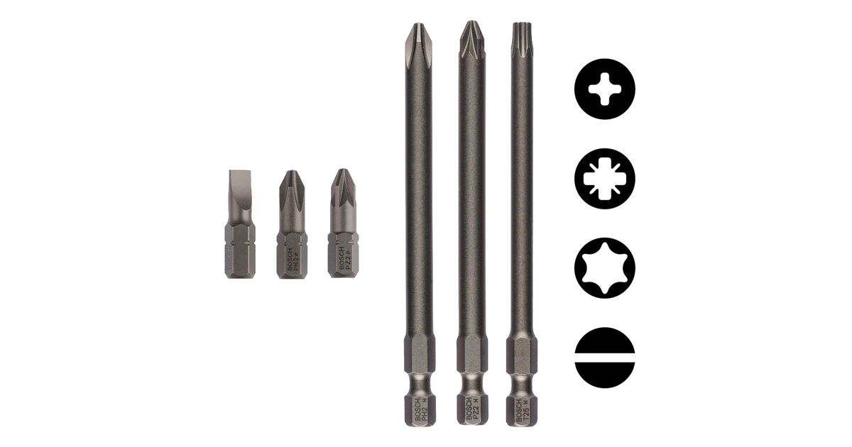 Set 100 Pezzi Punte Per Avvitatore Bosch - Testa A Croce Per Lavori Professionali - Foto 8