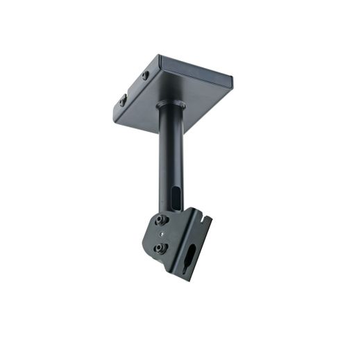 K&M 24496 Speaker Mount, Steel, black, Ceiling Mounting, Laterally