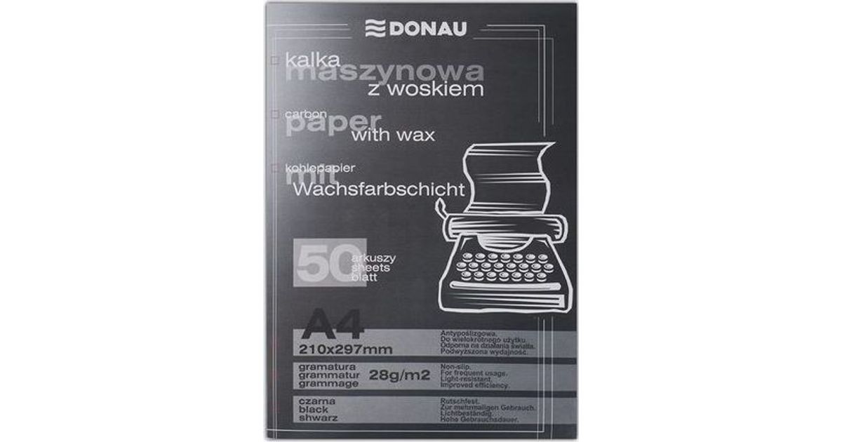 Staples Carbon paper A4, black, 50 sheets Märkmepaber