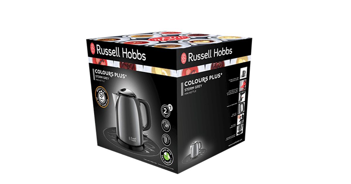 Russell Hobbs Colour Plus Kettle - Storm Grey