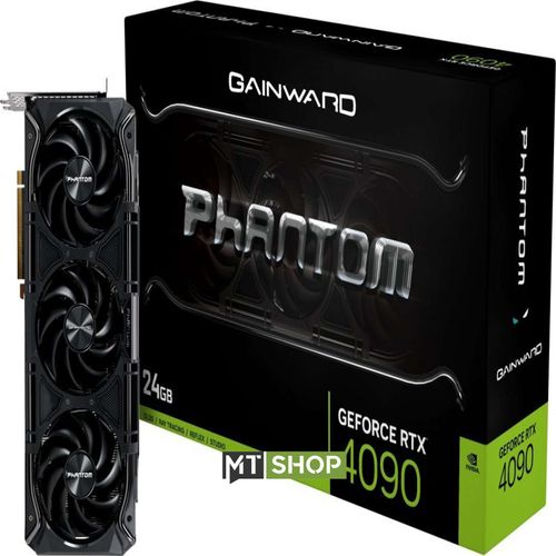 Gainward RTX 4090 Phantom NVIDIA GeForce RTX 4090 24 GB GDDR6X Graphics cards Graphics cards