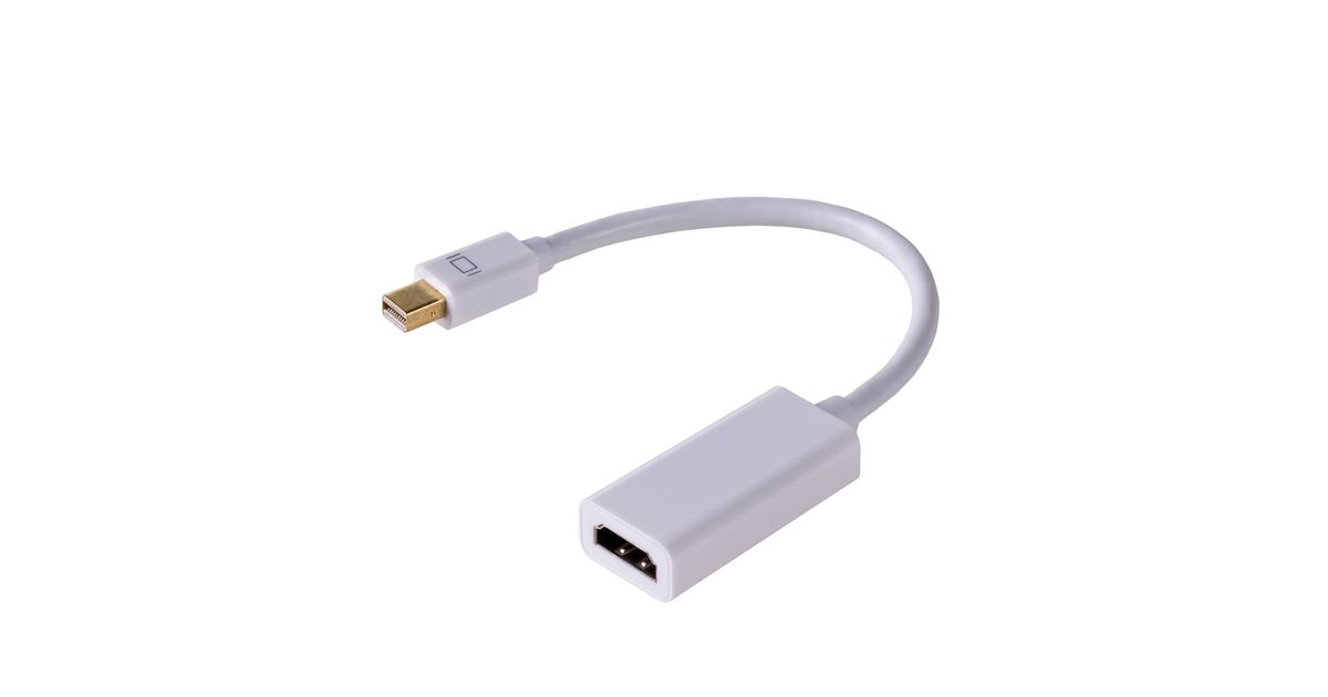 Adaptateur HDMI /M + USB A /M vers Displayport /F - 0.15 m