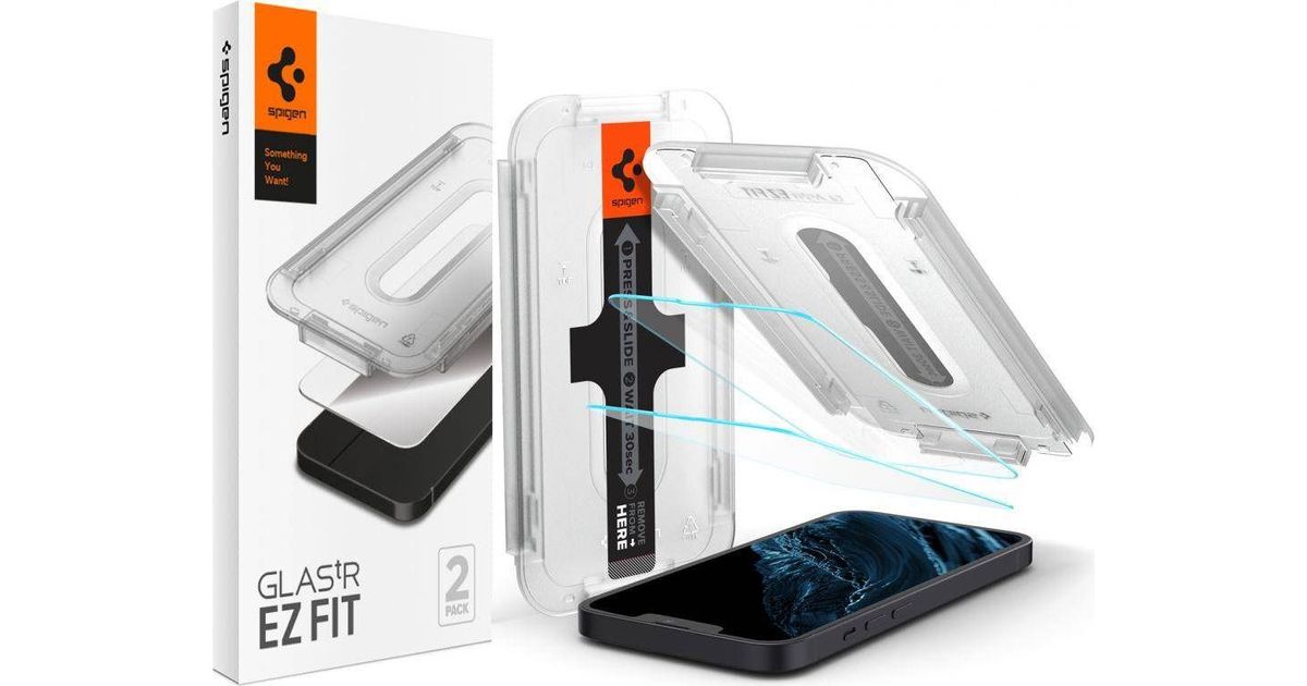 Spigen TEMPERED GLASS SPIGEN GLAS.TR EZ FIT 2-PACK IPHONE 13 PRO MAX ...