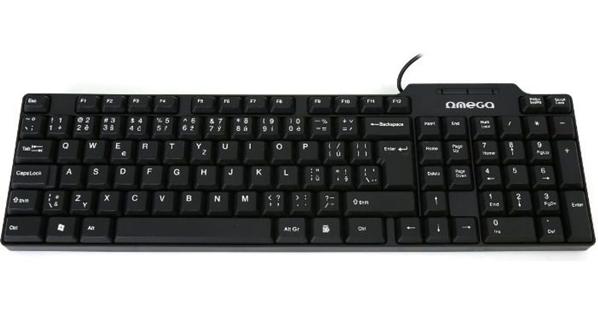 Omega keyboard OK 05 Wired Black CZ SK OK05TCZ Keyboards