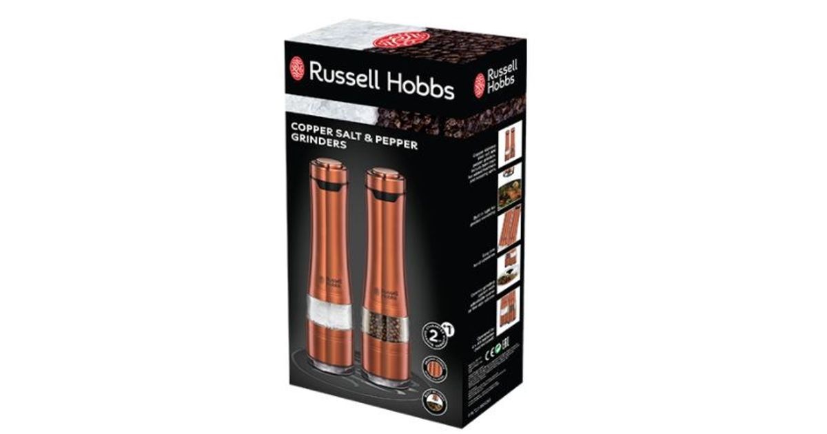 Salt and pepper mill set (copper) Russell Hobbs 