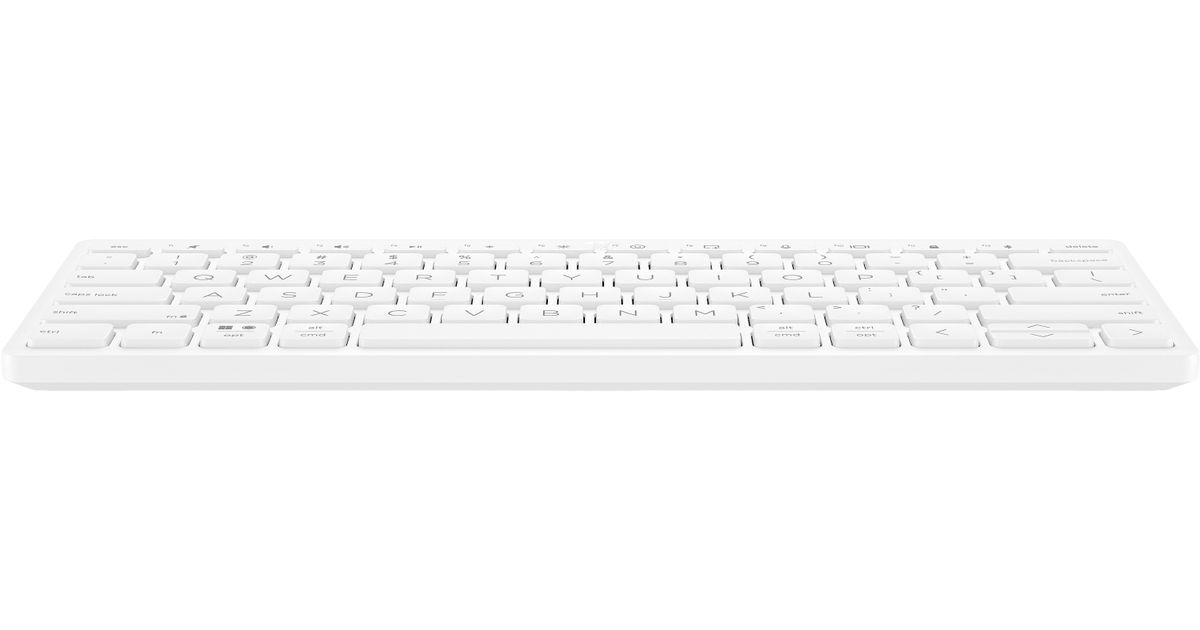 HP 350 Compact Multi-Device Bluetooth Keyboard  Just your type: Compact,  comfortable, connected 