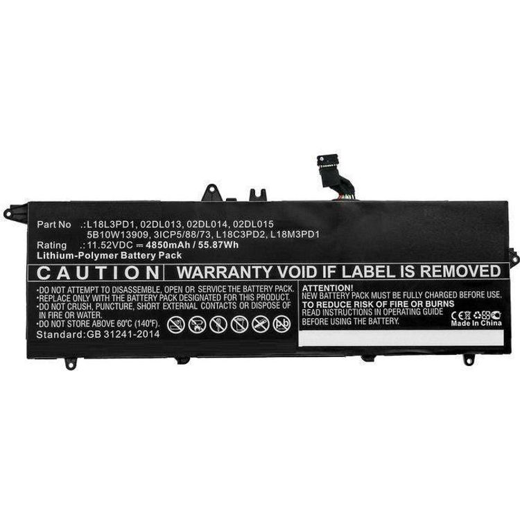 Tootefoto - CoreParts Laptop Battery 54Wh Li-Pol 11.52V 4650mAh Black - Batterie - 4.650 mAh (5B10W13909-CP)