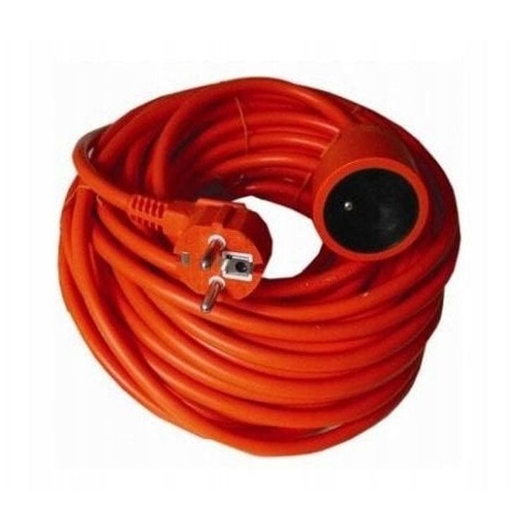 Tootefoto - PremiumCord PPE2-20 rozga ziacz 20 m 1 x gniazdo sieciowe Pomara czowy