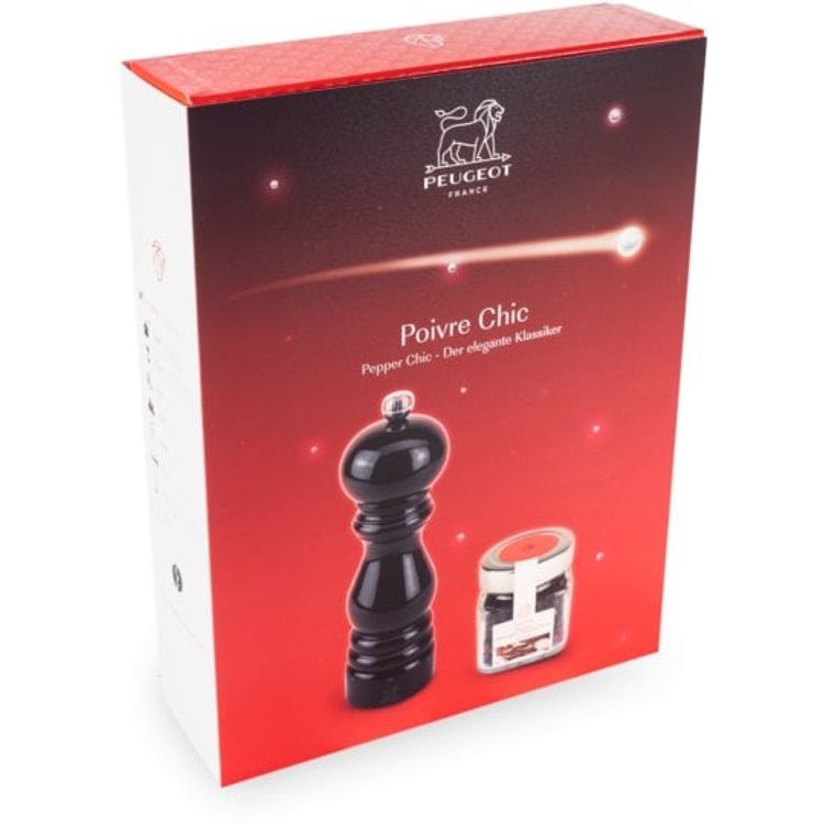 Tootefoto - Pariis U-valitud veski must 18cm + pipar tan hoi