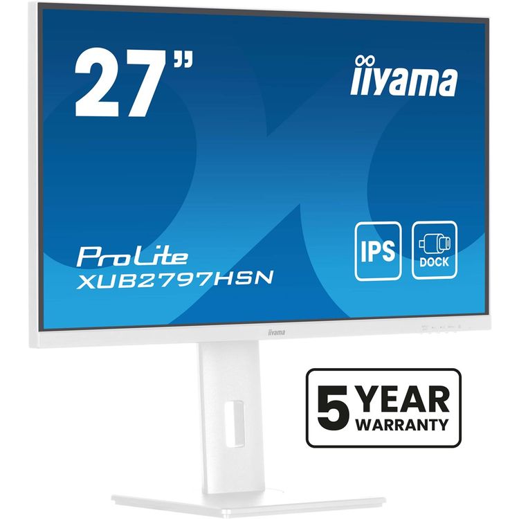Tootefoto - iiyama ProLite XUB2797HSN-W2 computer monitor 68.6 cm (27") 1920 x 1080 pixels Full HD LED White