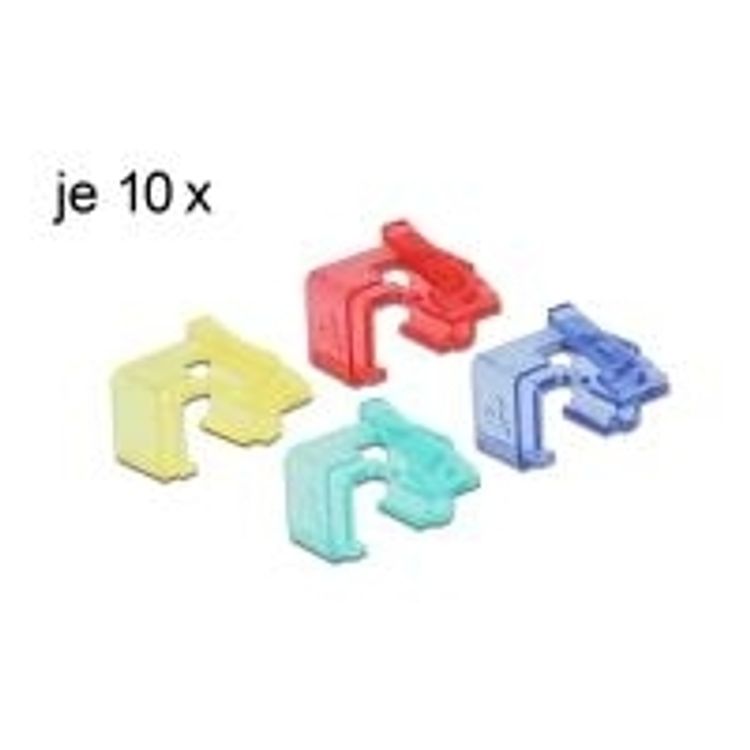 Tootefoto - DeLOCK 86421 kaablikinniti Mitmev rviline 40 tk