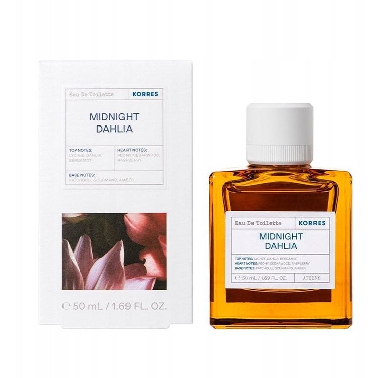 Tootefoto - KORRES Midnight Dahlia tualettvesi naistele, dermatoloogiliselt testitud vegan 50 ml
