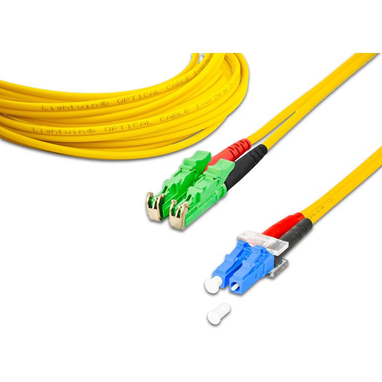 Tootefoto - Lightwin LDP-09 LSHAPC-LC 2.0 InfiniBand / fiiberoptiline kaabel 2 m E-2000 (LSH) sinine, roheline, kollane