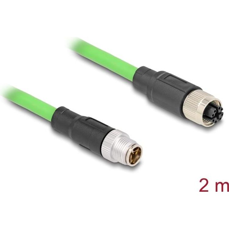 Tootefoto - DeLOCK 80432 Netzwerkkabel Gr n 2 m SF/UTP (S-FTP) (80432)