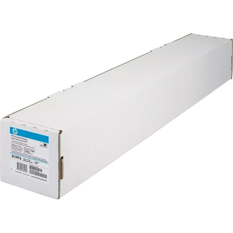 Tootefoto - HP Q1397A HP plotter paper 36 (914mm) 45,7 metre white 80gr