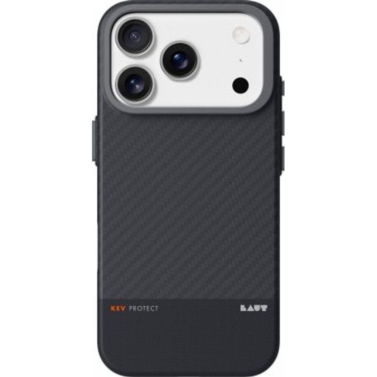 Tootefoto - Zagg International Laut Kev Protect Case koos alusega iPhone 17 Pro Max jaoks, MagSafe'iga hilduv (must)